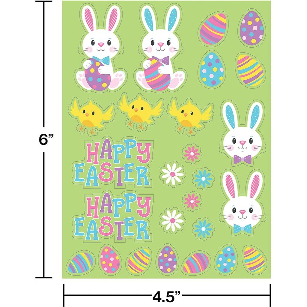 Stickers Easter Character, 4ct