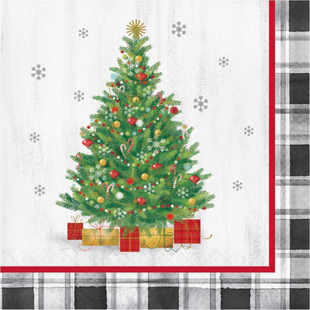 Holiday Tree Lunch Napkins 16ct, 2ply