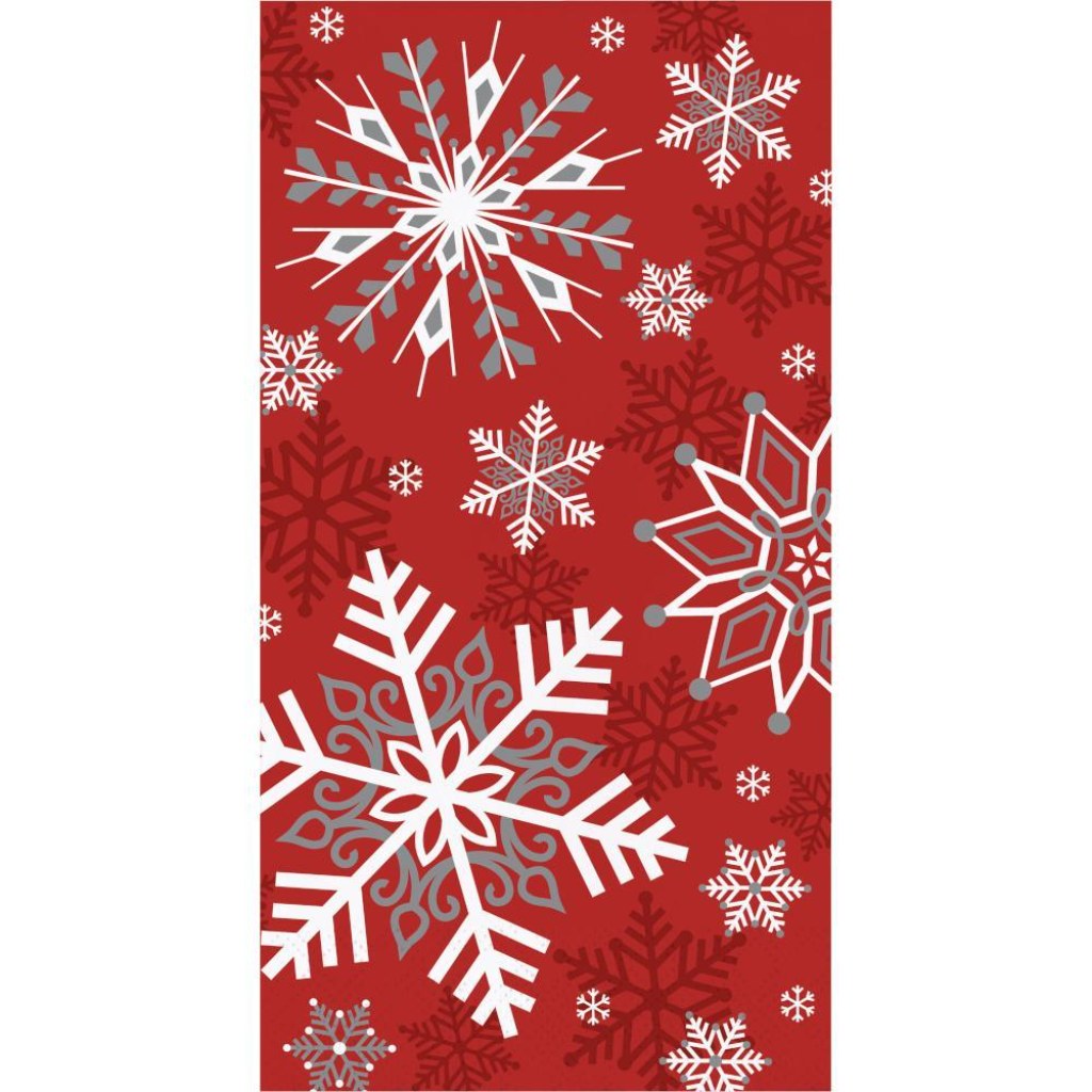 Winter Snowflakes Guest Napkins 16ct, 3ply