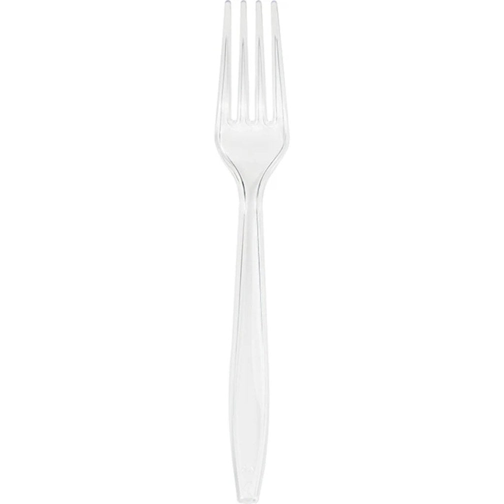 Clear Plastic Forks, 50ct