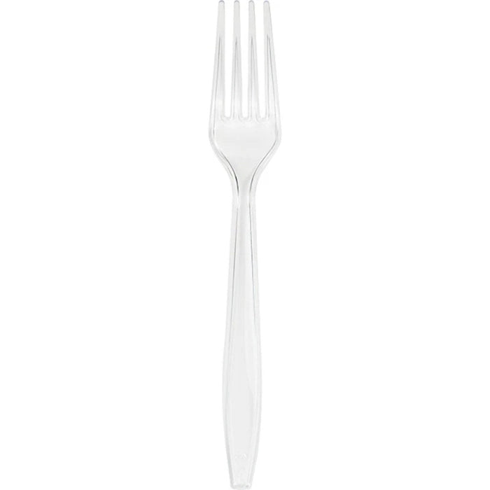 Clear Plastic Forks, 50ct