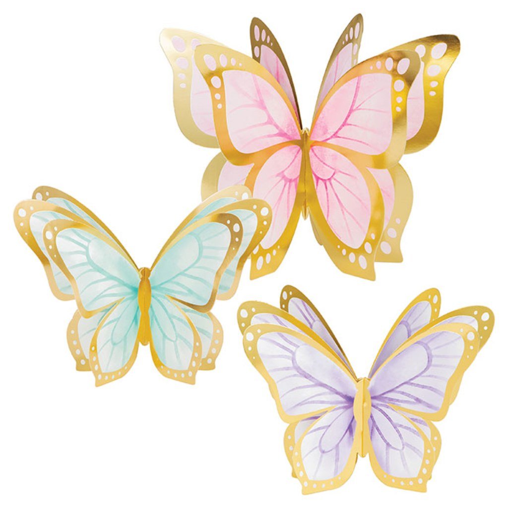 Butterfly Shimmer Centerpeice, 3ct