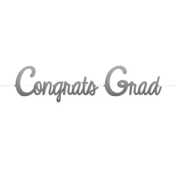 Congrtas Grad Balloon Banner