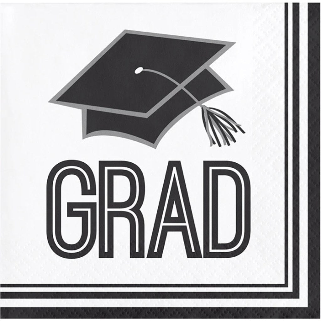 Graduation School Spirit Beverage Napkins 10ct, 2ply