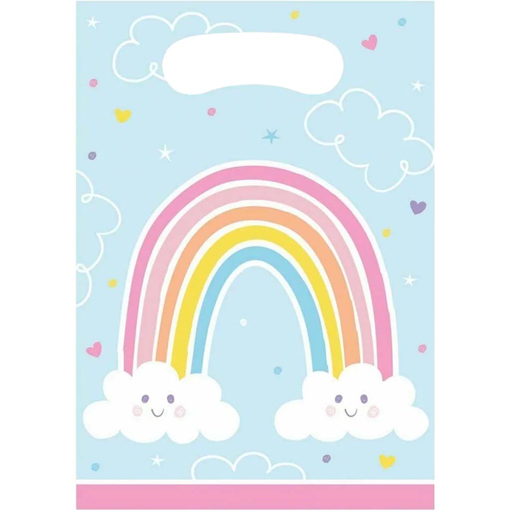 Happy Rainbow Loot Bag 8ct