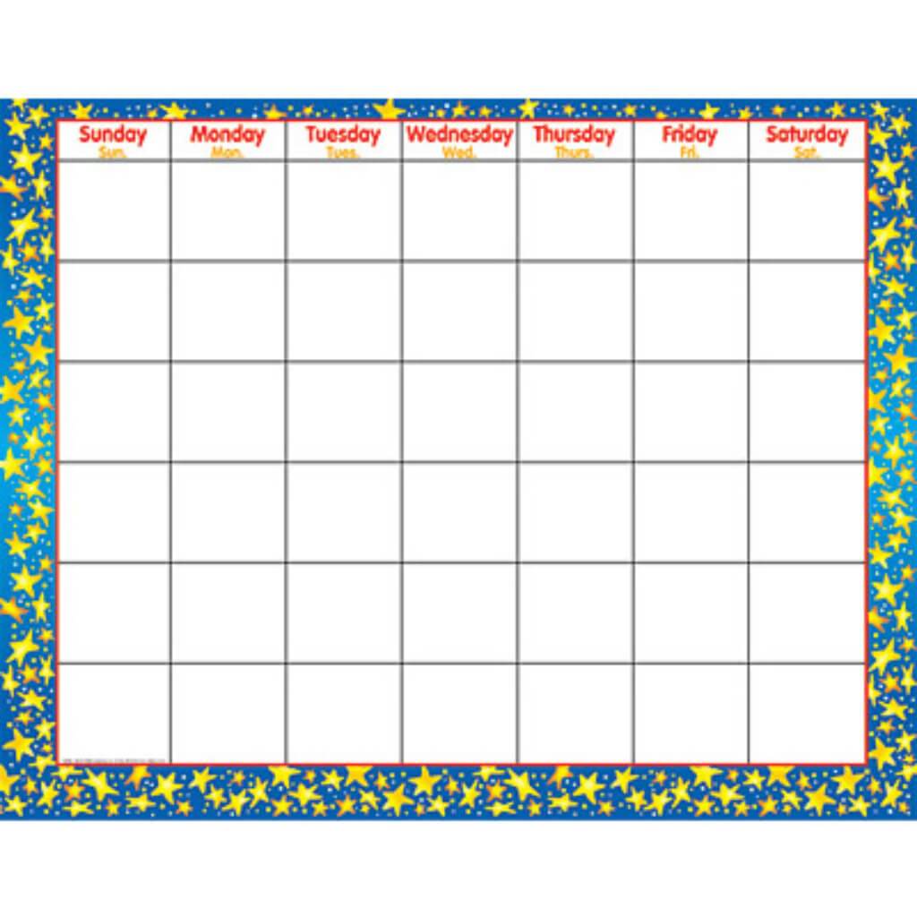 Star Brights Monthly Calendar 