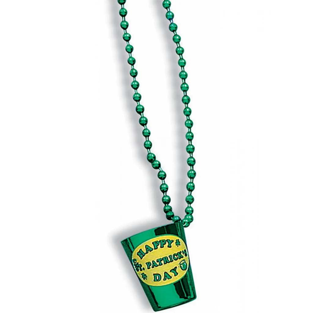 Beads St.Patricks Shot Glass