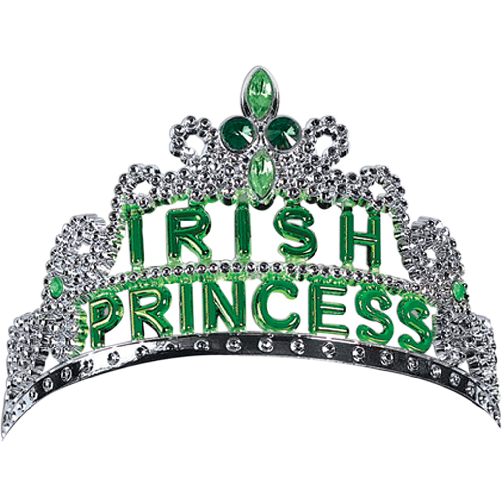 Irish Princess Tiara Green Silver