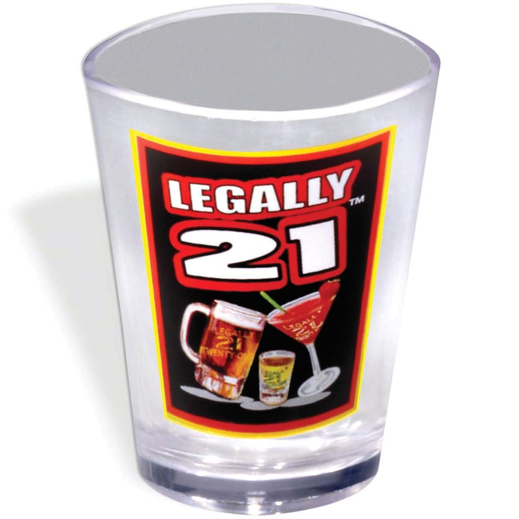 Legally 21 Shot Glass Set, 2pc