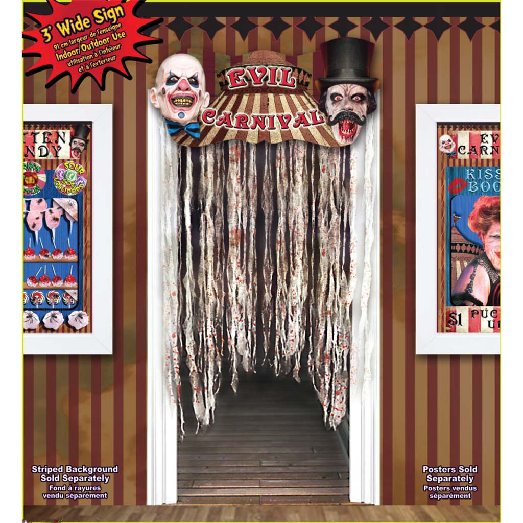 Evil Carnival Door Way Curtain