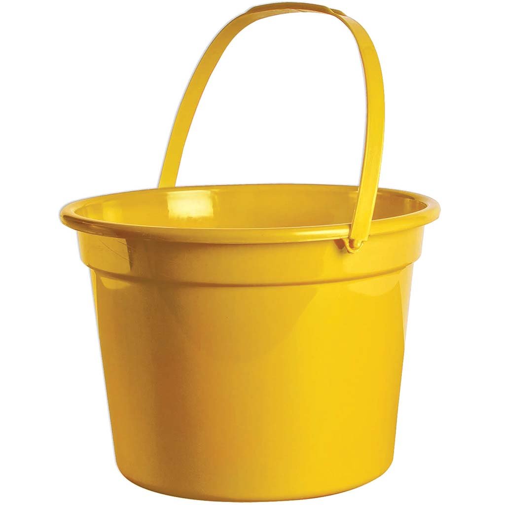 Yellow Plastic Pail