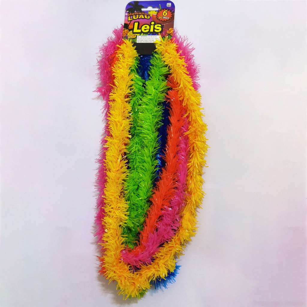 Plastic Leis Assorted, 7gm