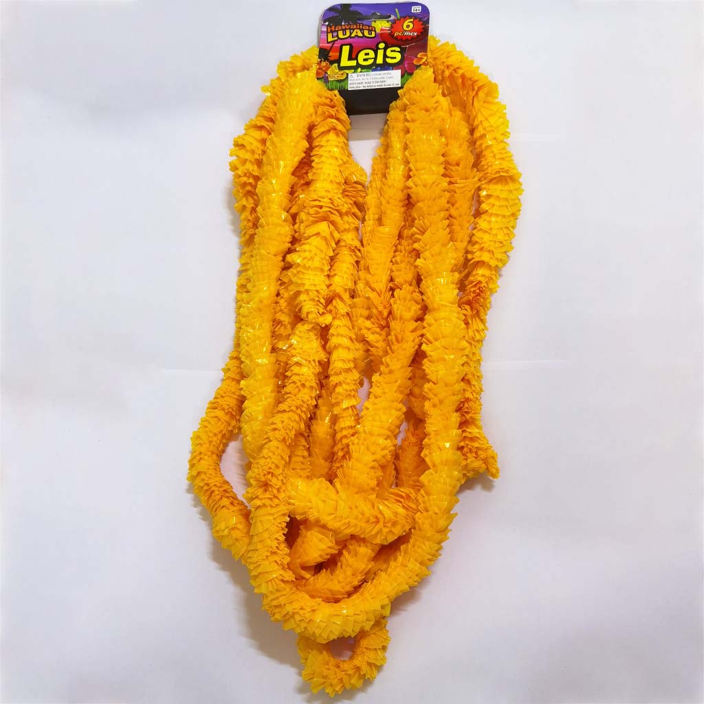 Plastic Leis Yellow, 7gm