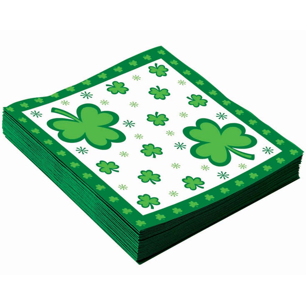 Shamrock Luncheon Napkins 13in