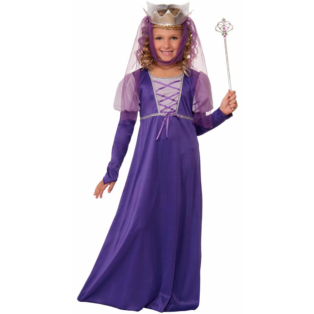 Renaissance Queen Child Costume, Medium 8 To 10