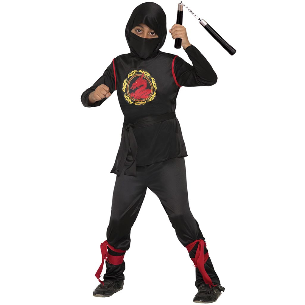 Dragon Ninja Child Costume, Small 4 To 6