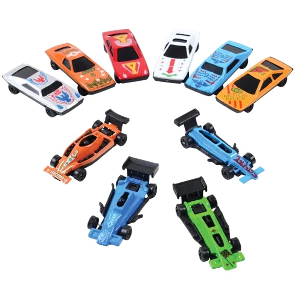 Toy Race Car Set, 10pc