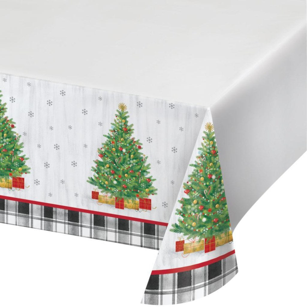 Holiday Tree Tablecover 54in X 102in