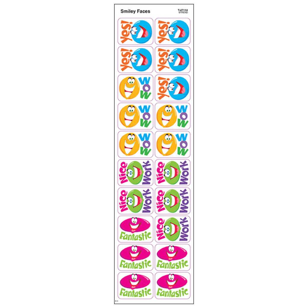 Smiley Faces Applause Stickers 