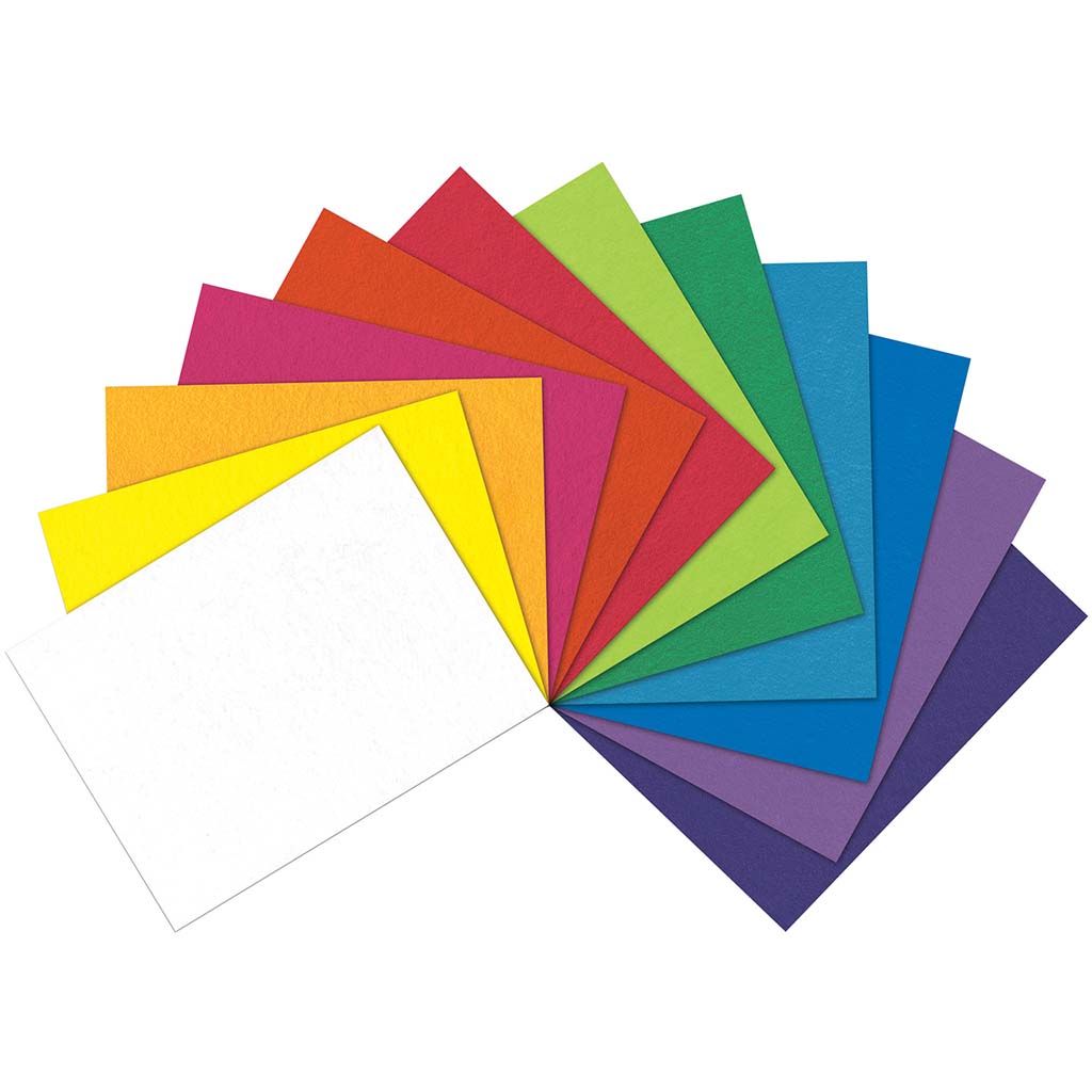 Craft Felt Promo Pack Asst Color 12in x 18in