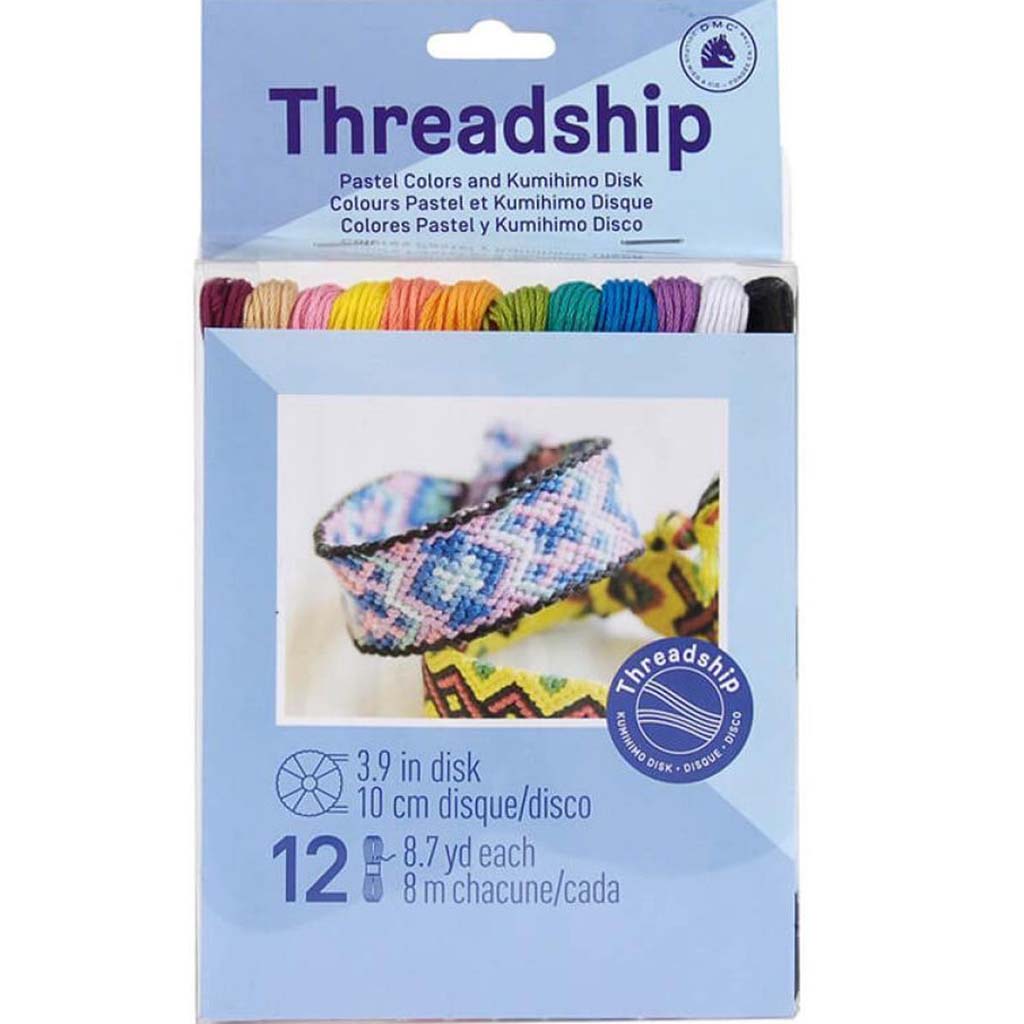 Kumihimo Threadship Kit Pastel