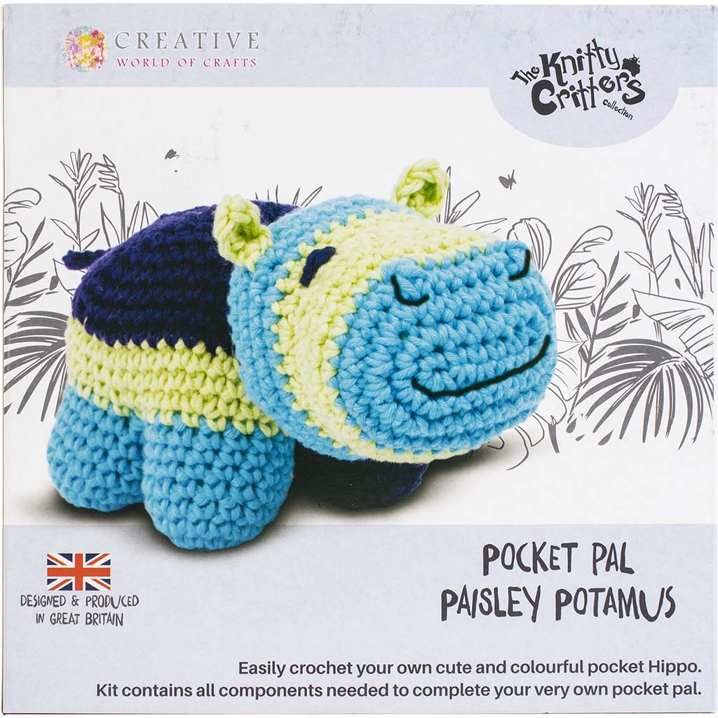 Yarn Crochet Kit Paisley Potamus