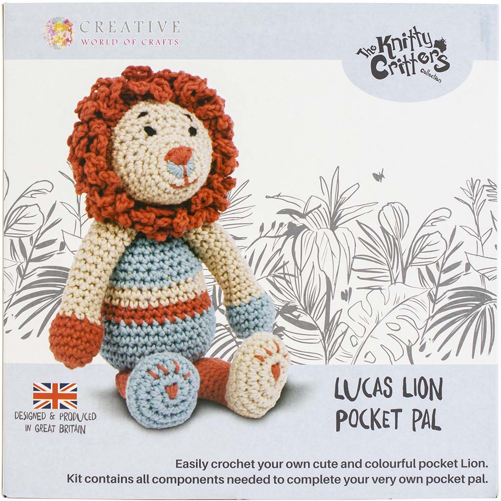 Yarn Crochet Kit Lucas Lion