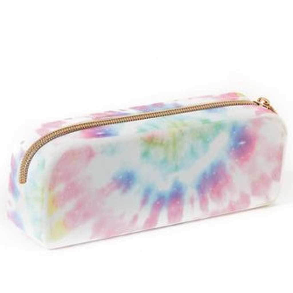 Silicone Zip Pouch Tie Dye