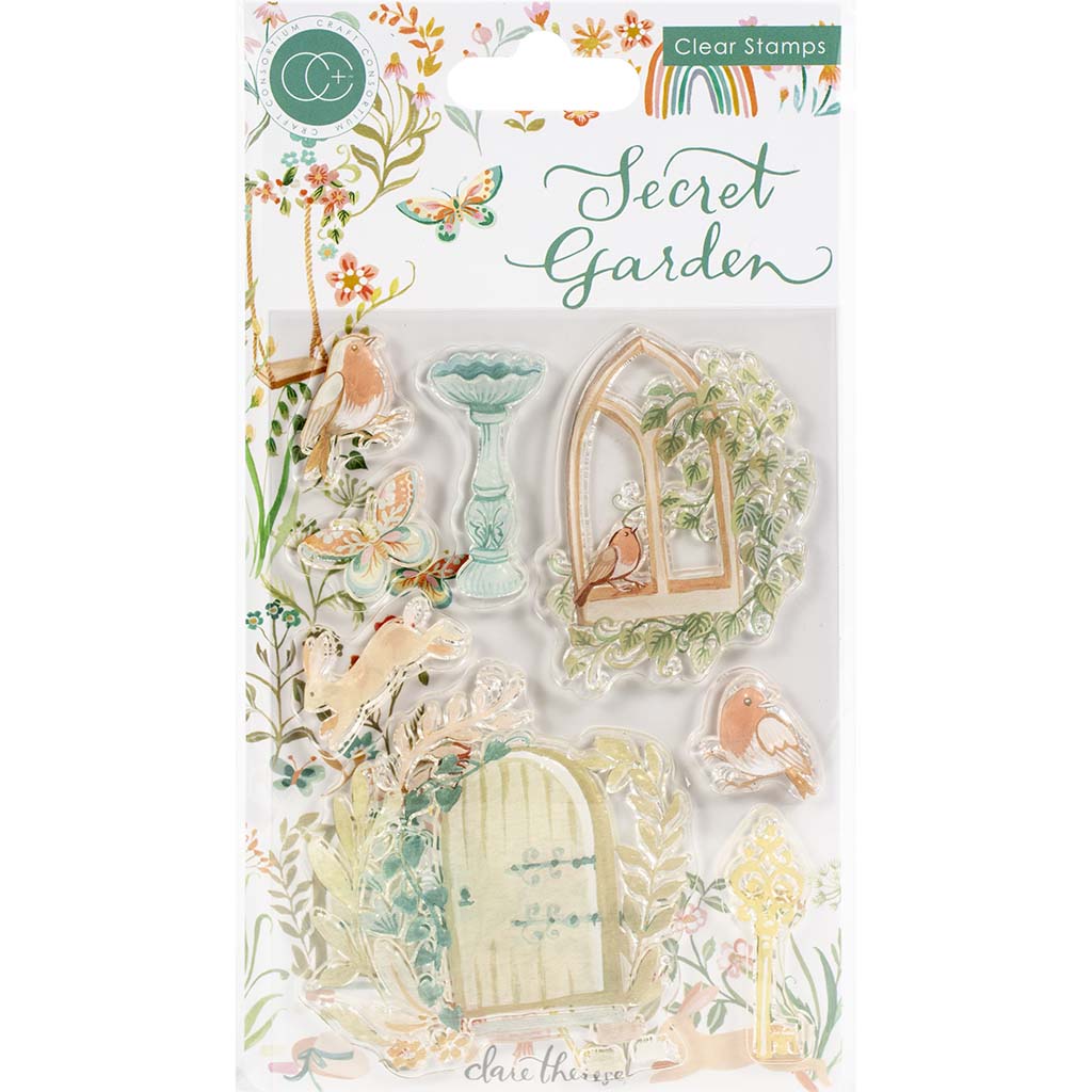 A5 Clear Stamps Secret Garden