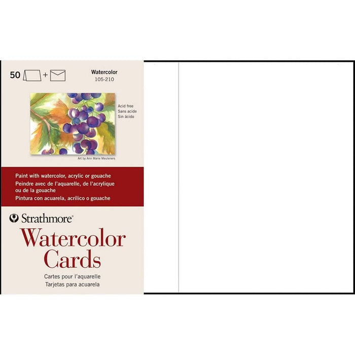 Watercolor Cards & Envelopes 5in x 6.875in 50/Pkg