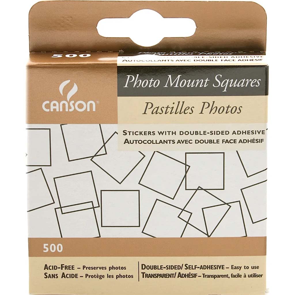 Self Adhesive Photo Corners in Box Dispenser 500 Squares