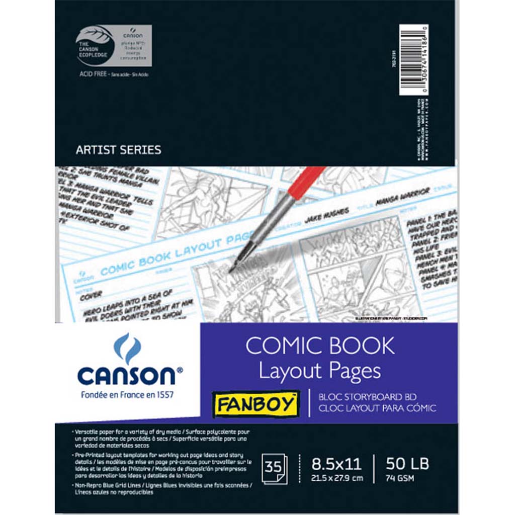 Comic Book Layout Pages 8.5in x 11in - Creative Minds