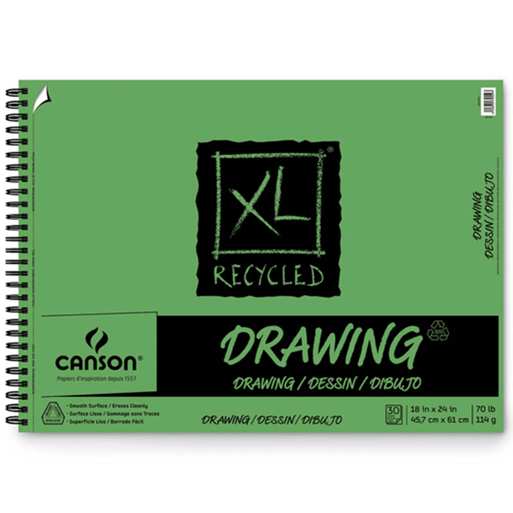 XL Recycled Drawing Pad 18in x 24in 30 Sheets