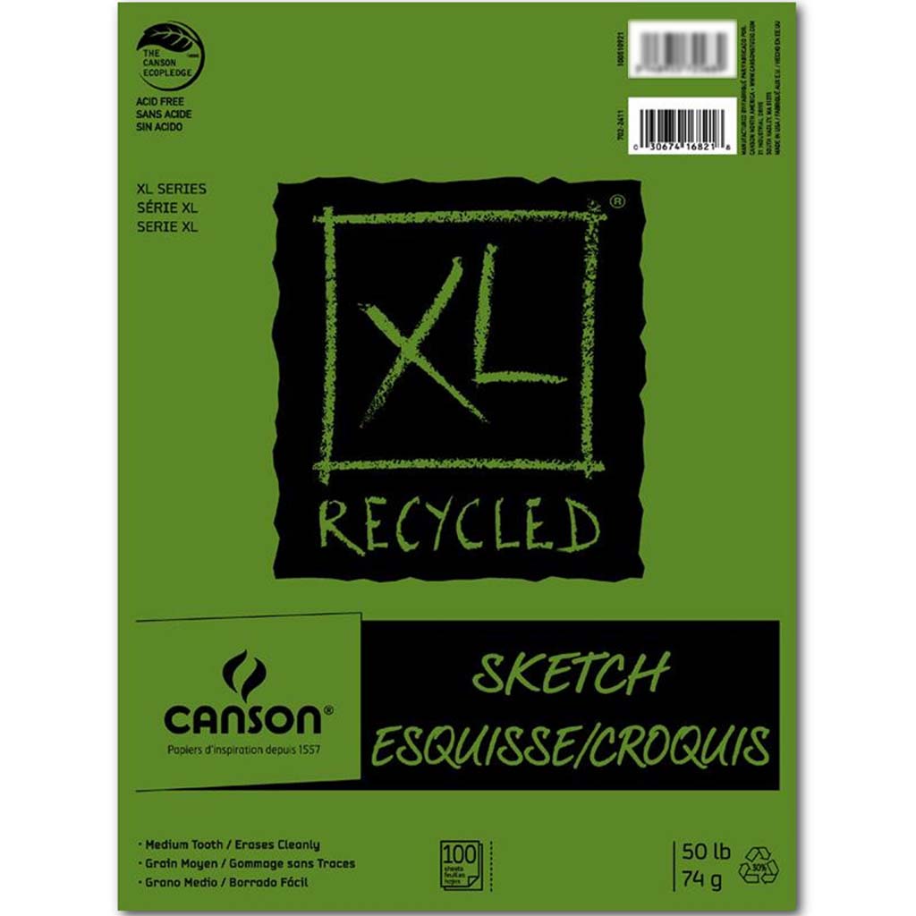 XL Recycled Sketch Pad 3.5in x 5.5in