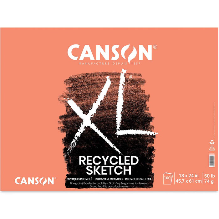 XL Recycled Sketch Pads 18in x 24in 100sheets