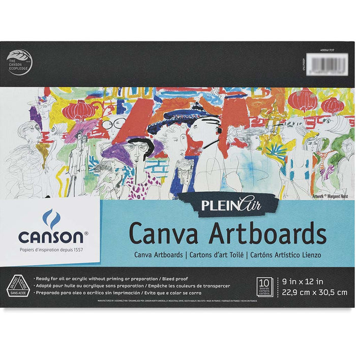 Plein Air Canva Artboard Pads 9in x 12in 10 Sheets