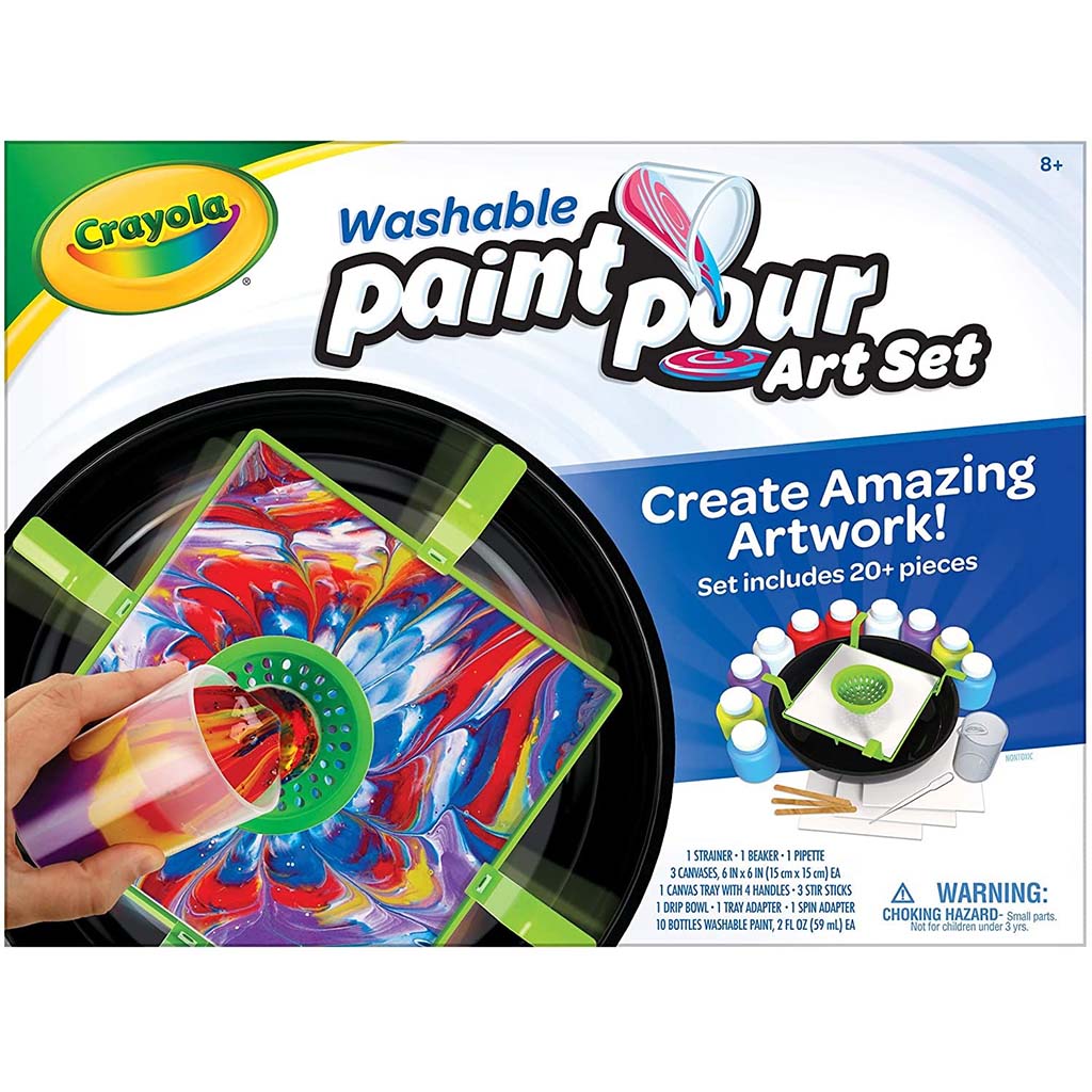 Crayola Washable Paint Pour Art Set