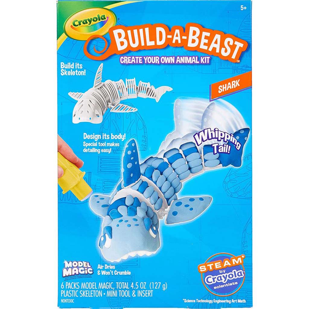 Crayola Build-A-Beast Model Magic Animal Kit, Shark