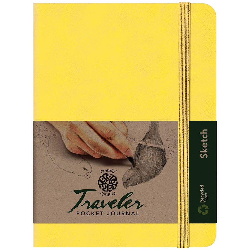 Travelers Sketch Book 6in x 8in Citrine Yellow