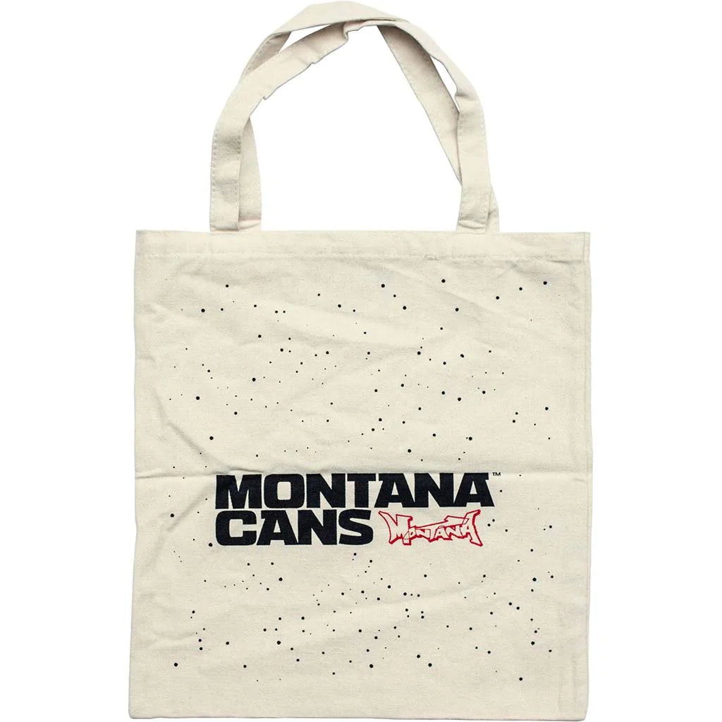 Montana Logo and Stars Cotton Bag White
