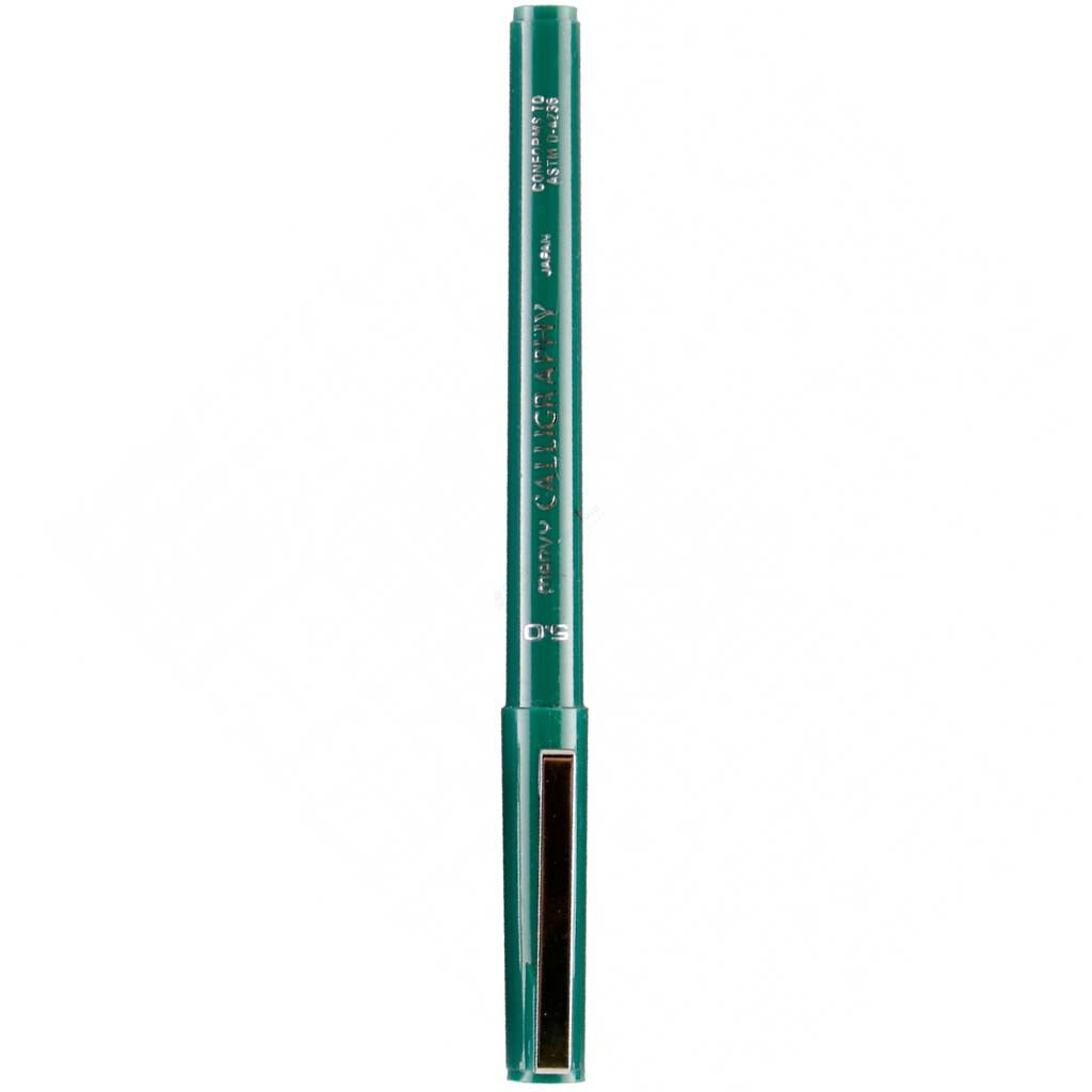 Marvy Calligraphy Pens Broad Point 5mm Green