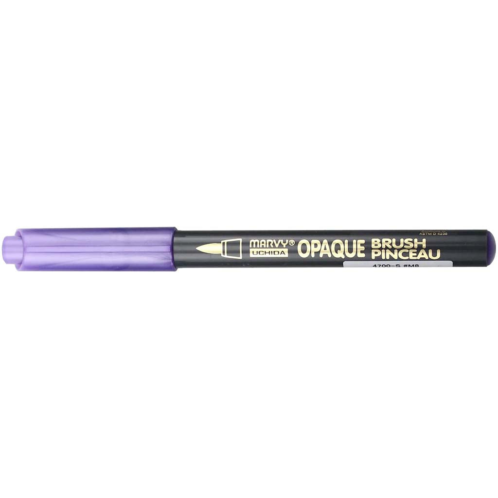 Marvy Uchida Opaque Brush Marker Metallic Violet