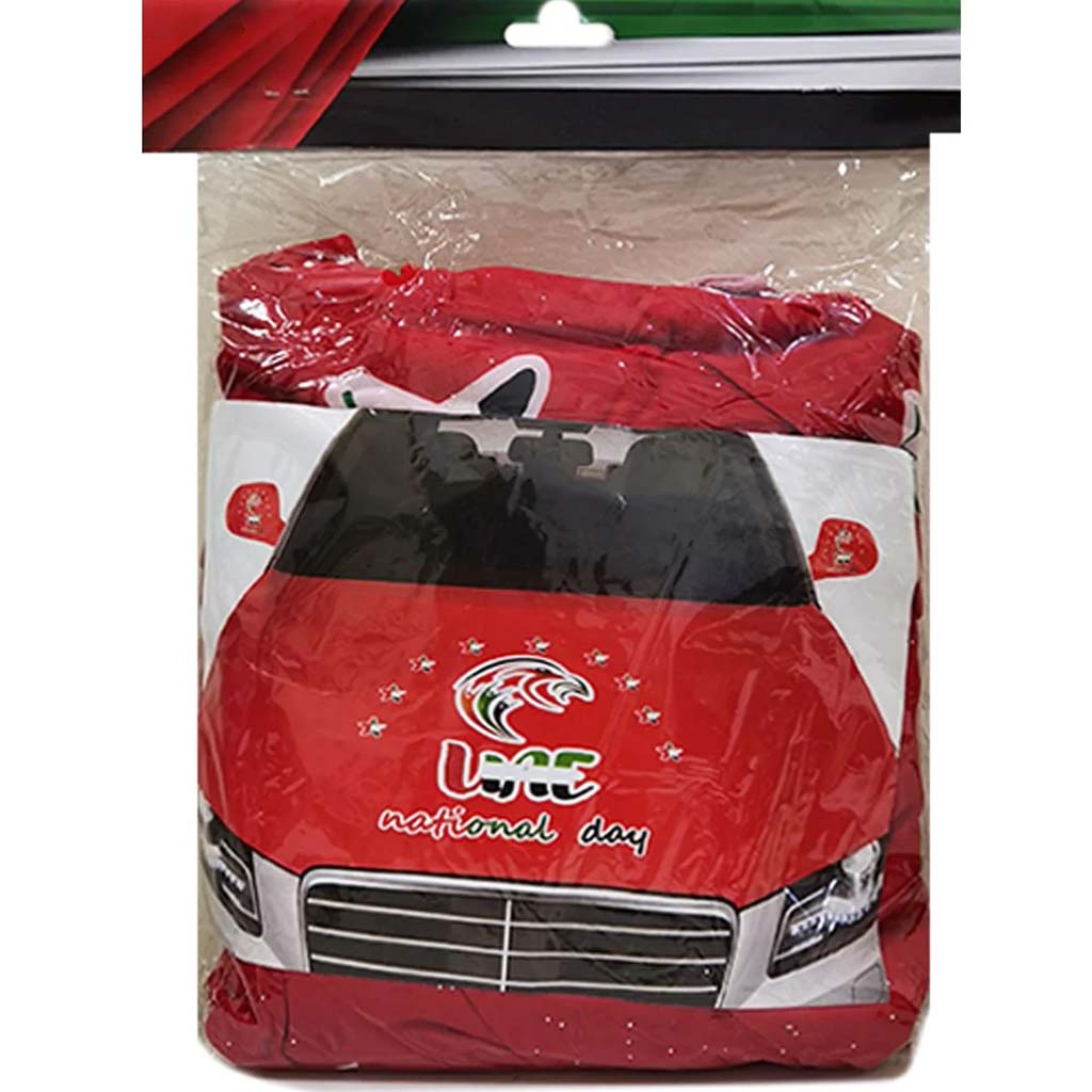 UAE Bonnet Cover Red