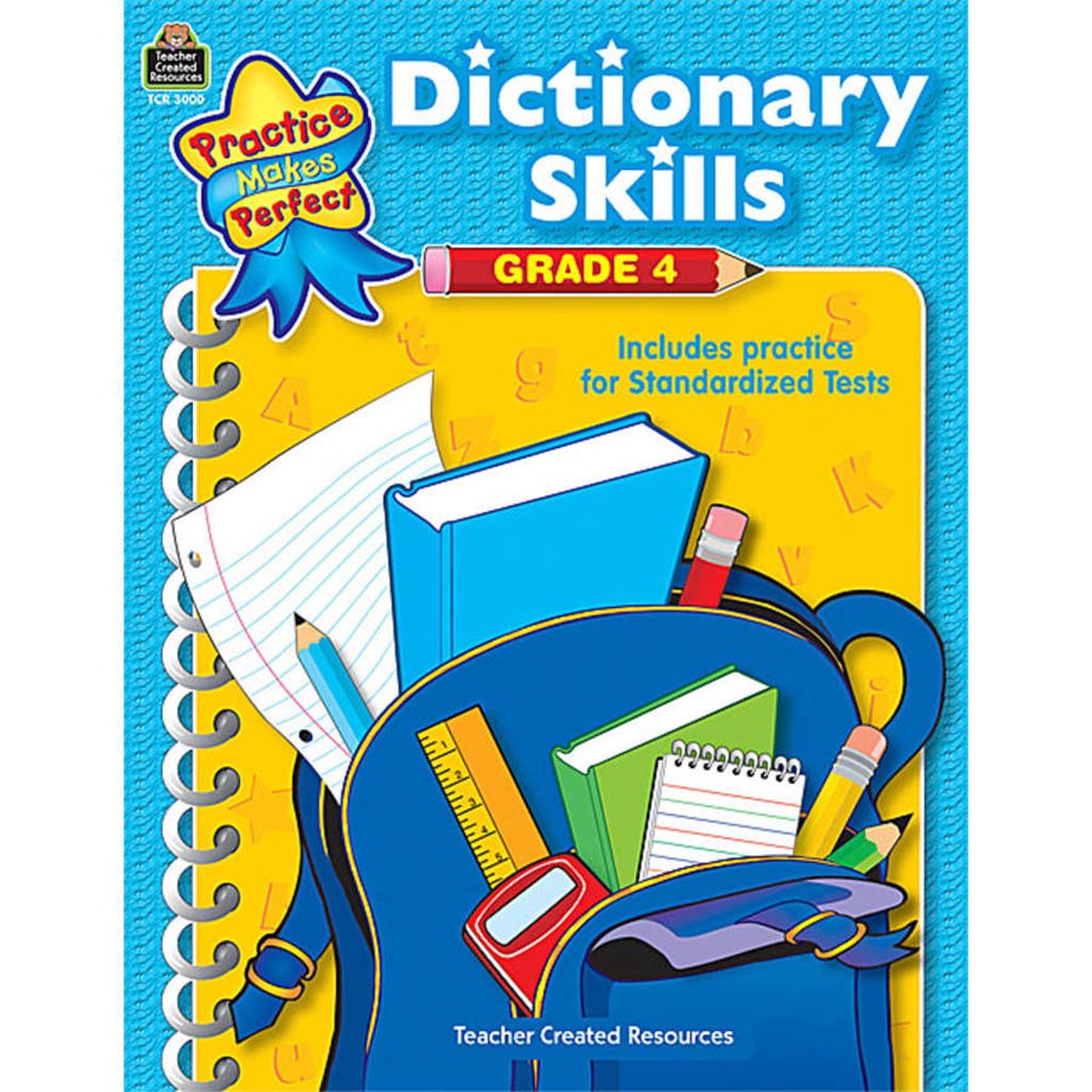 Dictionary Skills Book Grade 4