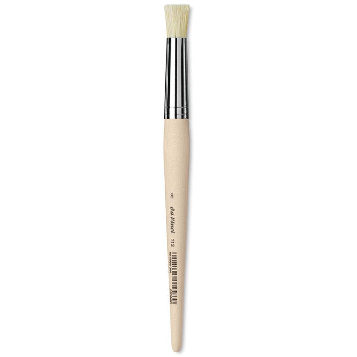 Da Vinci Artist Bristle Stencil Brush Size 8