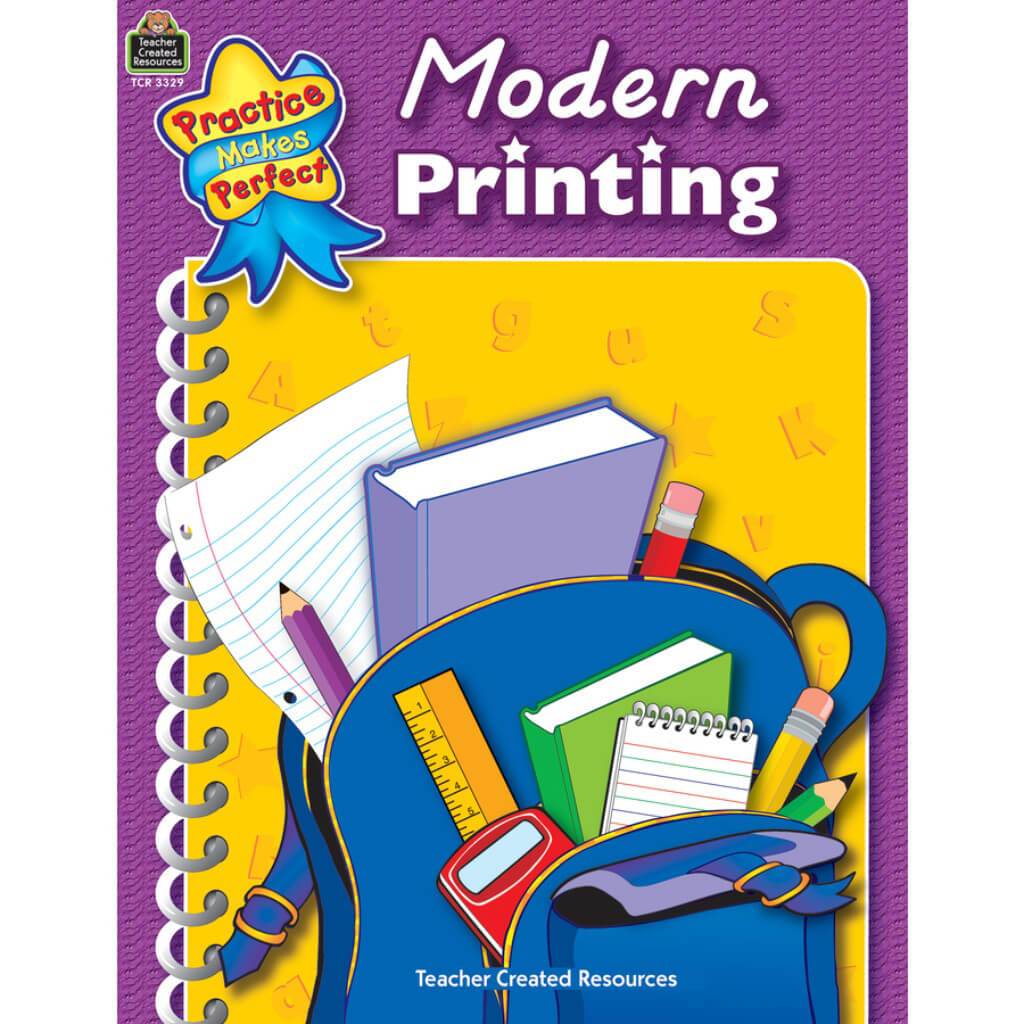 Modern Printing Book Grade K-2 