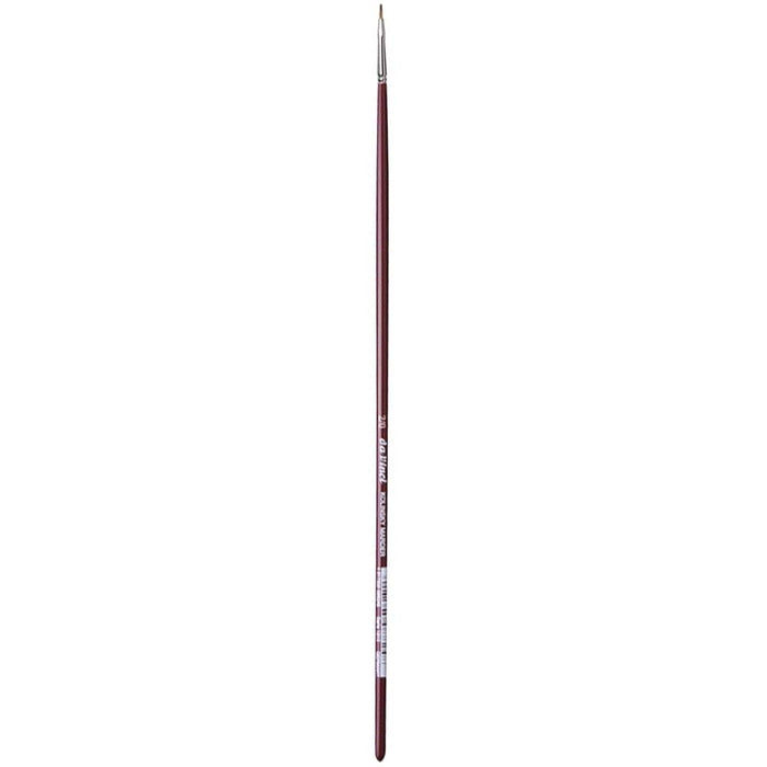 Kolinsky Red Oil Sable Brush Bright Long Handle Size 2/0