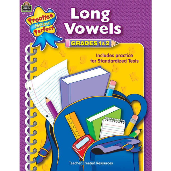 Long Vowels Book Grade 1-2 