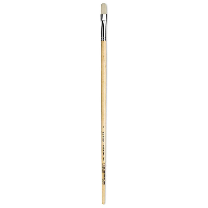 Da Vinci Top Acrylic Synthetic Brush Filbert Long Handle Size 8
