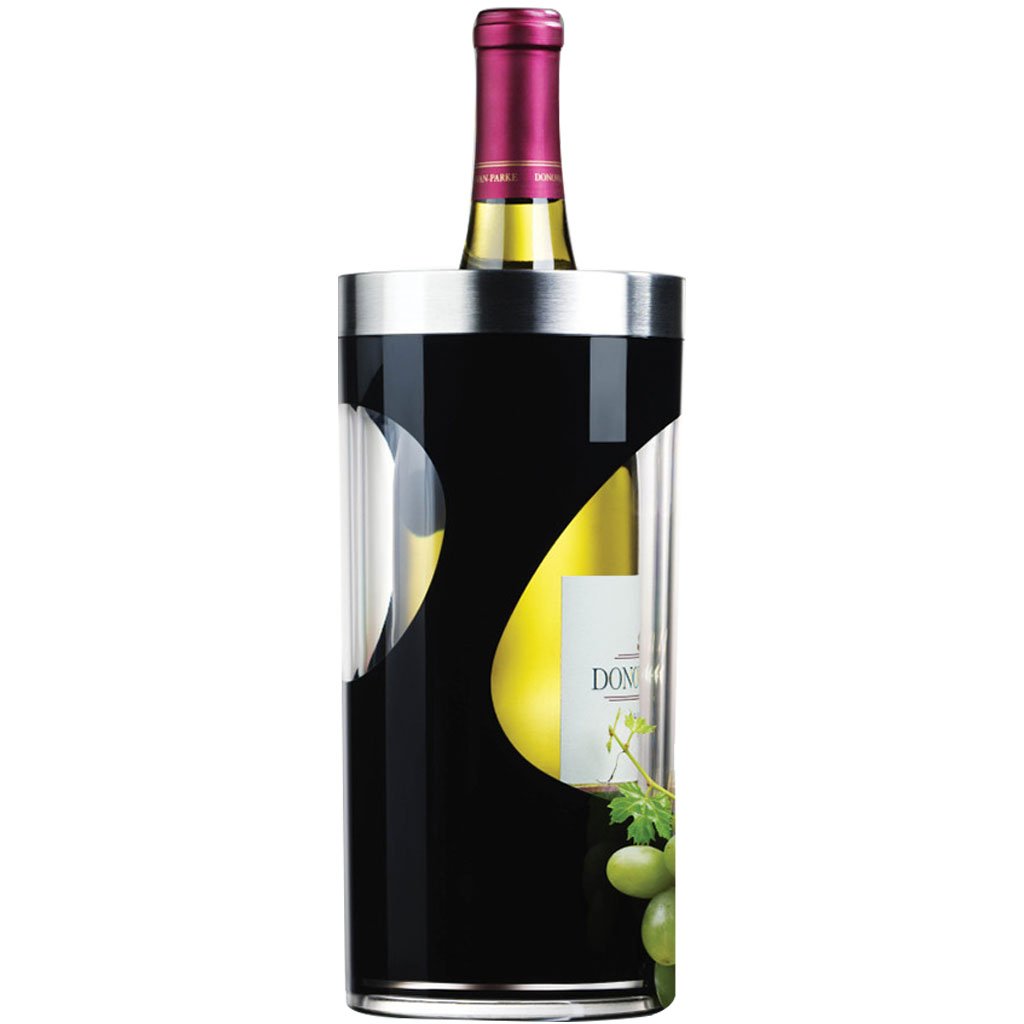 2 Tone Wine Cooler, Black